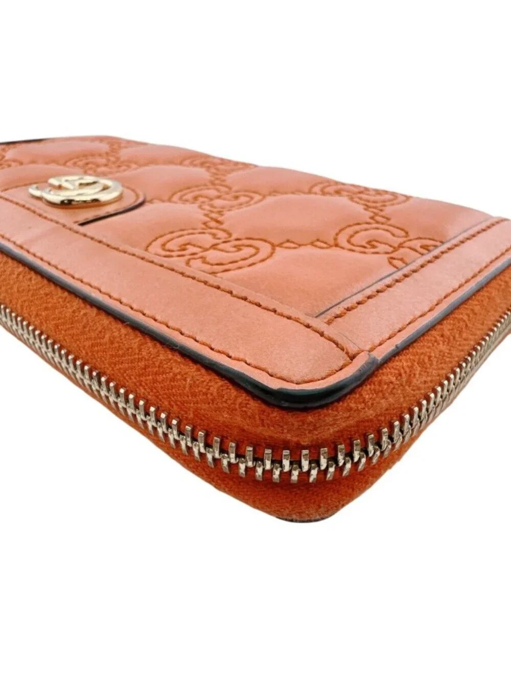 Gucci Zip Around GG Matelasse Wallet